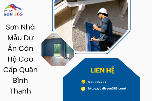 Sơn Nhà Mẫu Dự Án Căn Hộ Cao Cấp Quận Bình Thạnh