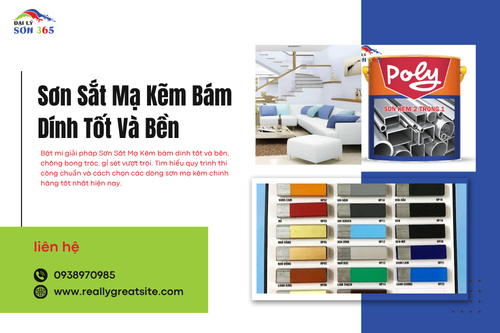Sơn Sắt Mạ Kẽm Bám Dính Tốt Và Bền