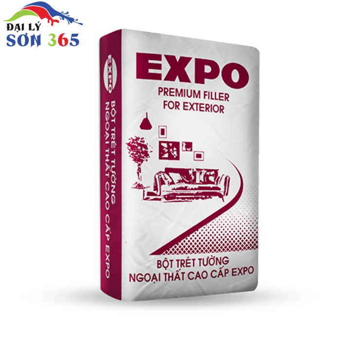 Bột trét tường ngoại thất cao cấp Expo