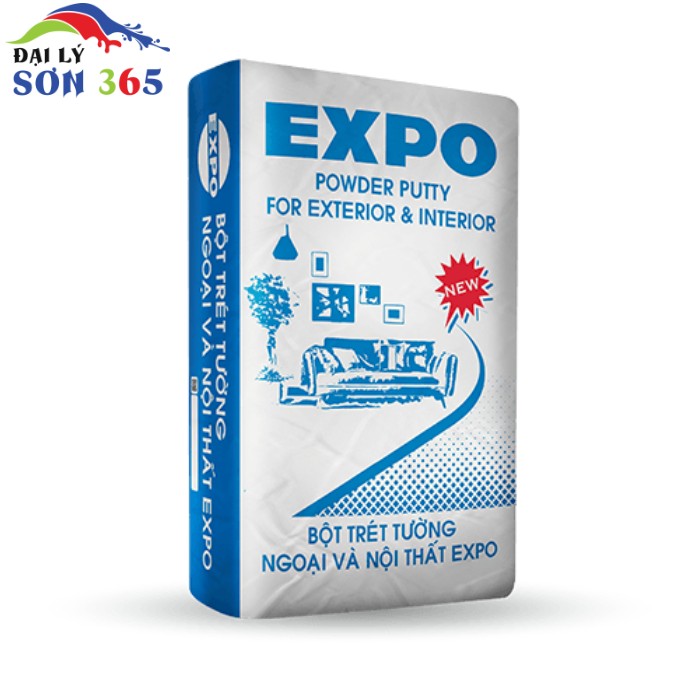 Bột trét tường nội thất expo powder putty