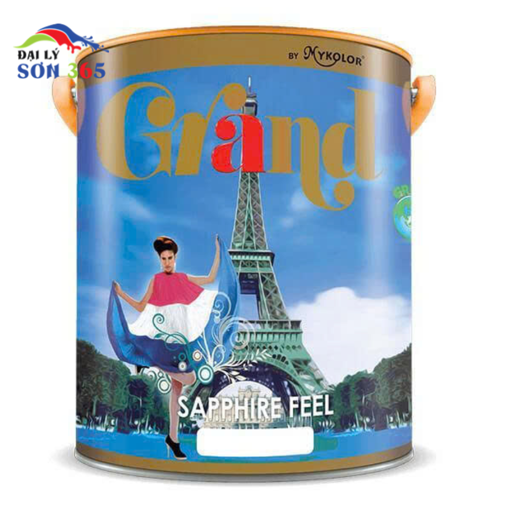 Sơn Mykolor grand nội thất bóng đẳng cấp, chùi rửa tốt tại đại lý sơn 365