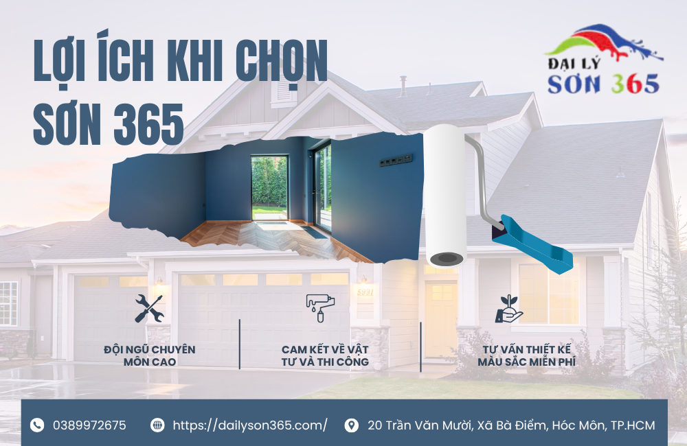 Lợi ích khi chọn sơn 365 tại đại lý sơn 365