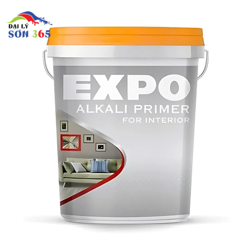 Sơn lót nội thất Expo Alkali Primer lon 5L tại đại lý sơn 365