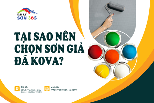 Sơn giả đá Kova tại đại lý sơn 365