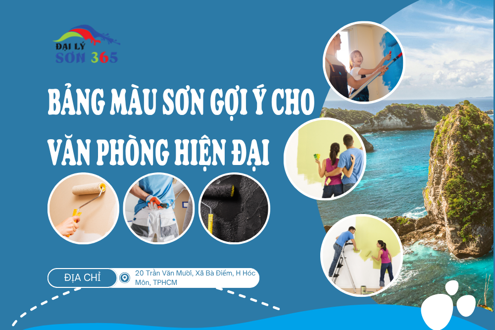 Hoàn Thiện Sơn Văn Phòng Công Ty Tại Tân Phú tại đại lý sơn 365