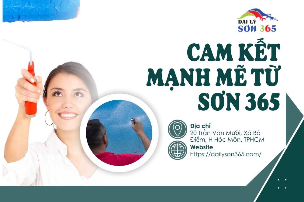 Sơn 365 Thi Công Nhanh Chóng, Đúng Tiến Độ Cam Kết tại đại lý sơn 365