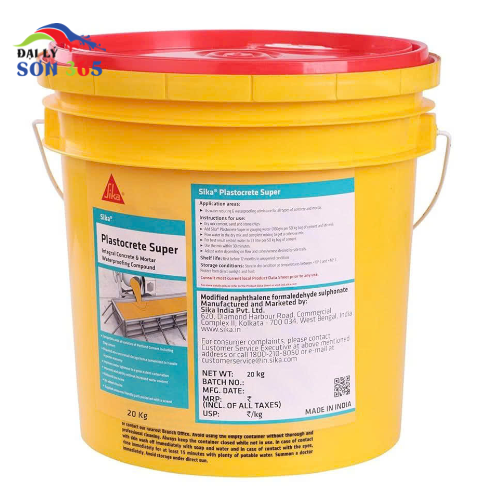 Sika Latex Chống thấm và kết nối 5L tại đại lý sơn 365