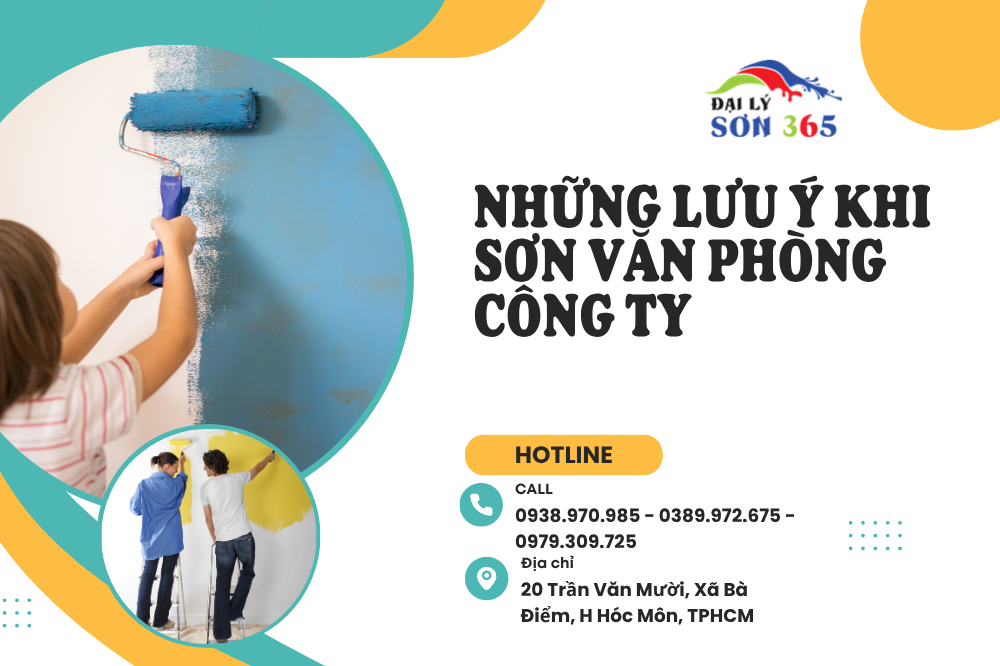 Hoàn Thiện Sơn Văn Phòng Công Ty Tại Tân Phú tại đại lý sơn 365