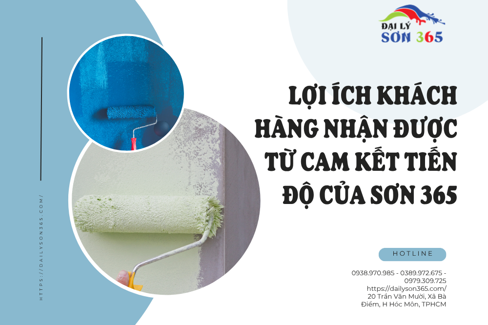 Sơn 365 Thi Công Nhanh Chóng, Đúng Tiến Độ Cam Kết tại đại lý sơn 365