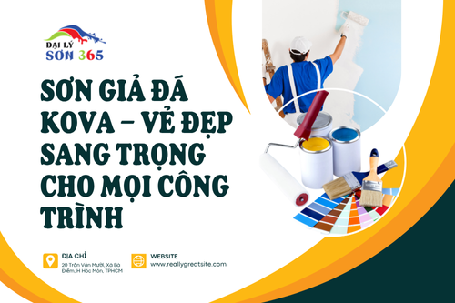 Sơn giả đá Kova tại đại lý sơn 365