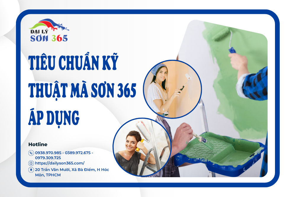 Kỹ Thuật Thi Công Sơn Chuyên Nghiệp Từ Đội Ngũ Sơn 365 tại đại lý sơn 365